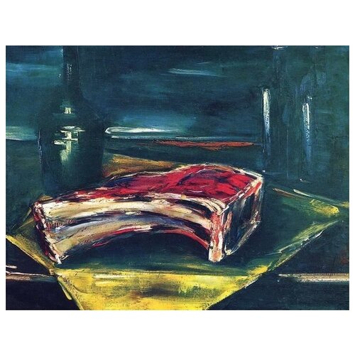       (Steak And Bottle)   52. x 40. 1760