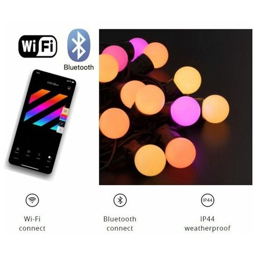  LED   Twinkly Festoon - 20 . (10 ) RGB + BT + Wi-Fi (TWF020STP-BEU) 11490