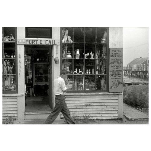      (Boy near the store) 60. x 40. 1950