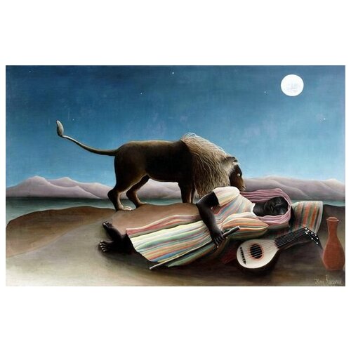      (The Sleeping Gypsy)   46. x 30. 1350