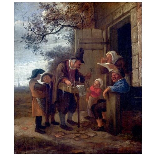       (A Pedlar selling Spectacles outside a Cottage)   30. x 36. 1130