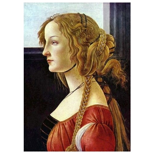       (Portrait of the Simonetta Vespucci)   50. x 70. 2540