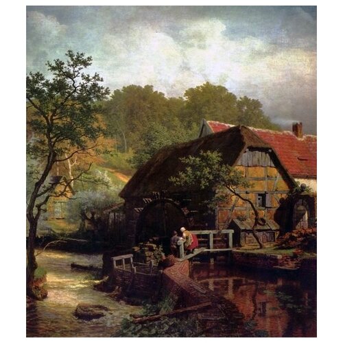      (Water mill)   40. x 46. 1630