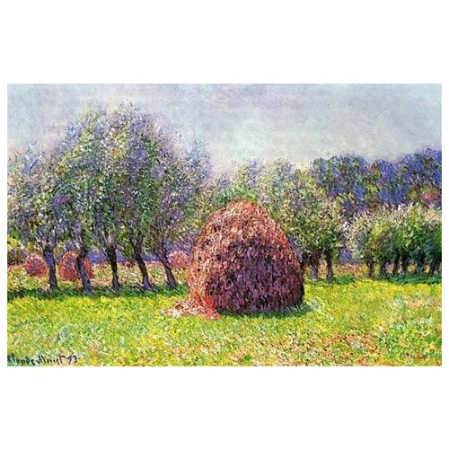       (Heap of Hay in the Field)   46. x 30. 1350