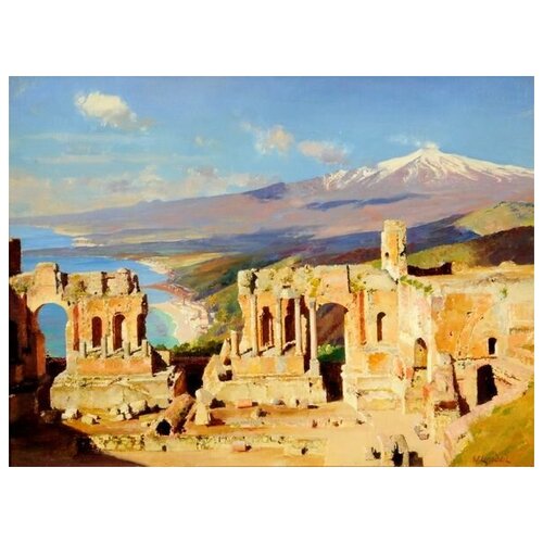      (Theatres Taormina) 54. x 40. 1810