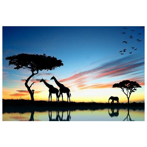       (Wild Animals of Africa) 75. x 50. 2690