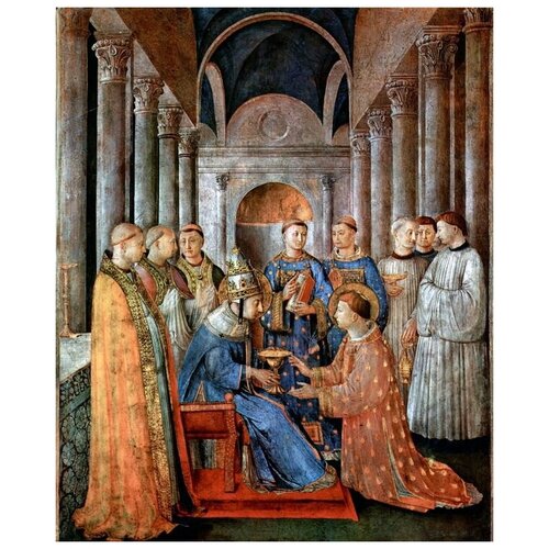         (Ordained a deacon of St. Lawrence by the Pope Sixtus)    30. x 37. 1190