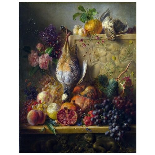     ,    (Fruit, flowers and game)      50. x 64.,  2370   