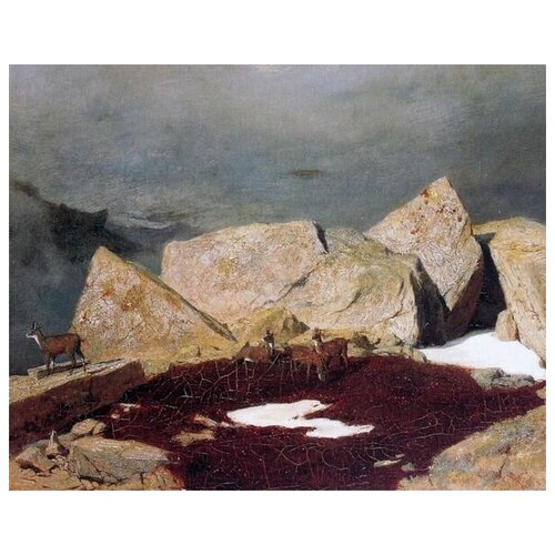        (High mountains with chamois)   50. x 40.,  1710   