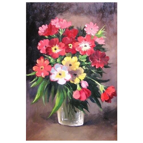       (Flowers in a vase) 64   50. x 76. 2700