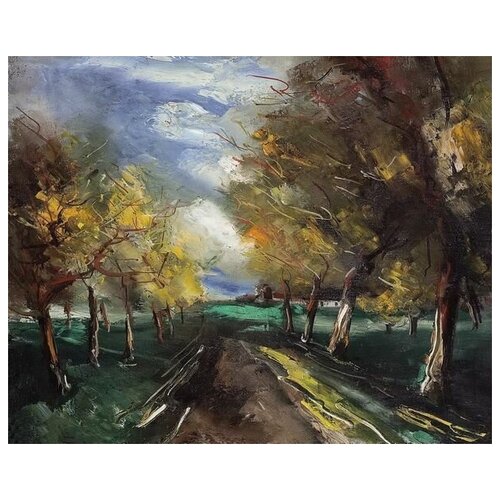       (The Road under the Trees)   37. x 30. 1190