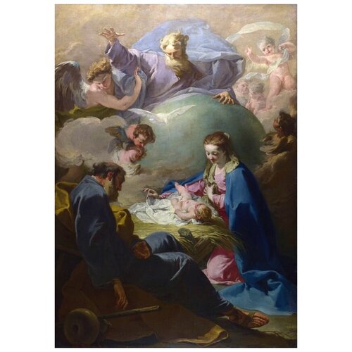            (The Nativity with God the Father and the Holy Ghost)    30. x 43.,  1290   