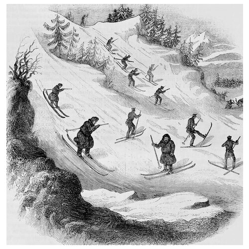        (People skiing) 40. x 41. 1500