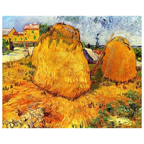       (Haystacks in Provence)    37. x 30. 1190