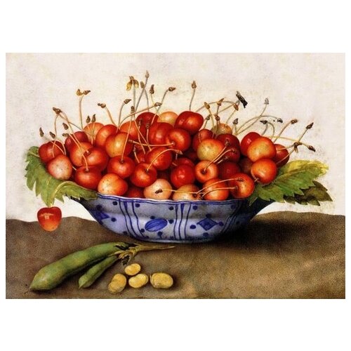       (Vase with cherries)   41. x 30. 1260