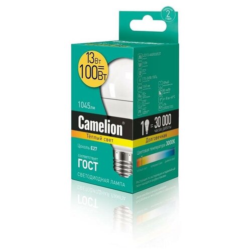   LED13-A60/830/E27 13  3000 . . E27 1045 220-240 Camelion 12045 (4.) 994