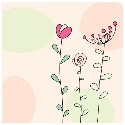 ������ �� ������ ����� (Flowers) �80 30��. x 30��. 1000�