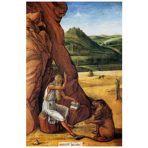        (Hieronymus in der Wuste)   30. x 45.,  1340   