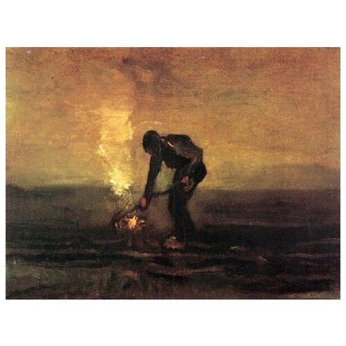       (Peasant Burning Weeds)    40. x 30. 1220