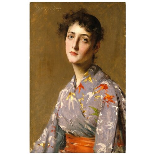    Girl in a Japanese Costume   30. x 47. 1390