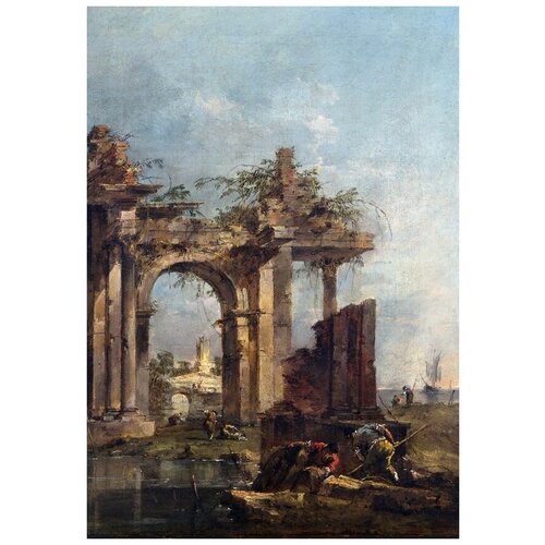         (A Caprice with Ruins on the Seashore)   50. x 72.,  2590   
