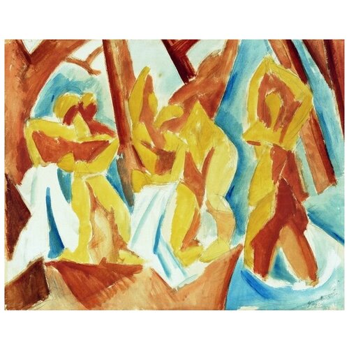       (Bathers in a Forest)   50. x 40. 1710