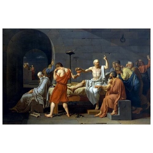      (The Death of Socrates)  - 77. x 50. 2740