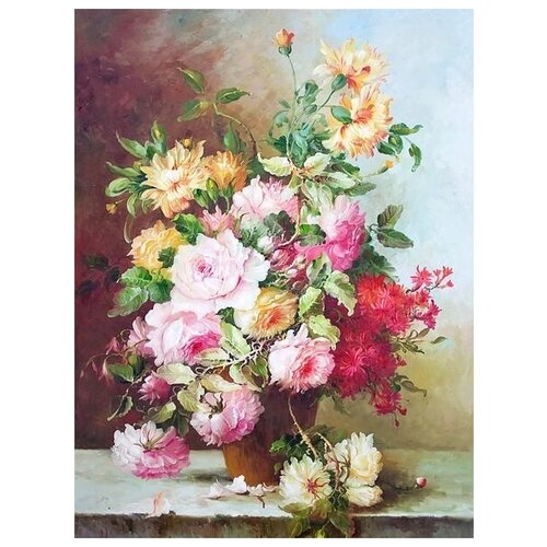        (Flowers in a vase) 67   40. x 53.,  1800   