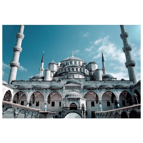     , ,  (Sultanahmet Mosque in Istanbul, Turkey) 44. x 30. 1330