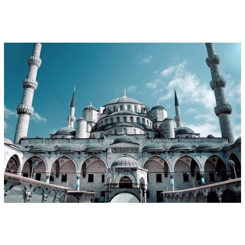 ������ �� ������ ������ �����������, �������, ������ (Sultanahmet Mosque in Istanbul, Turkey) 44��. x 30��. 1330�