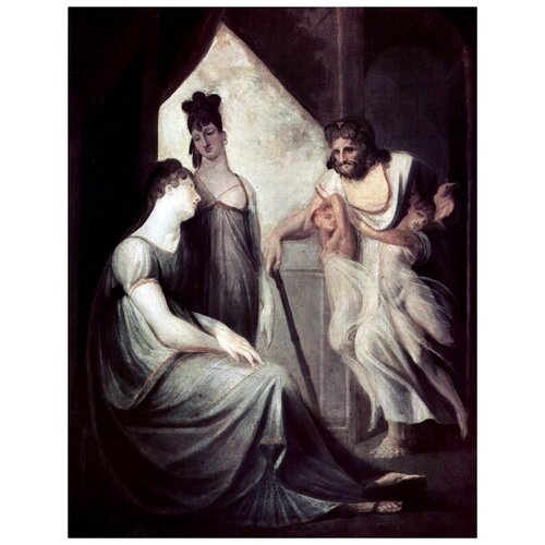        (Thetis asks Hephaestus to forge Achilles a son for her Rustung)    40. x 52.,  1760   