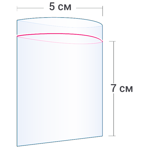  Zip-Lock 5*7  - 100 . 276