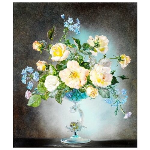       (Flowers in a vase) 19   50. x 58. 2200