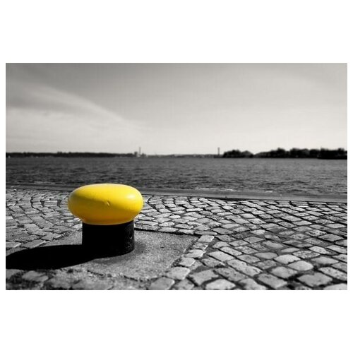      (Bollard on the embankment) 75. x 50. 2690