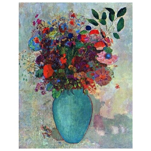       (Flowers in a vase) 2   30. x 39. 1210