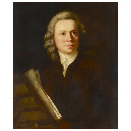       (Portrait called Johann Christoph Pepusch)   30. x 36. 1130