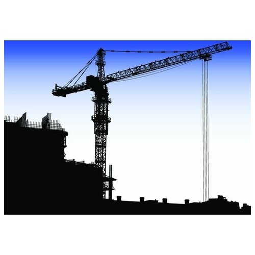       (Construction cranes) 2 71. x 50.,  2580   