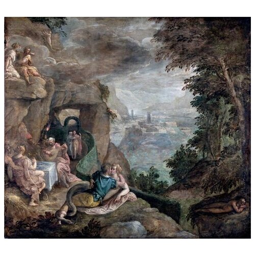         (Landscape with a Scene of Enchantment)   45. x 40. 1590