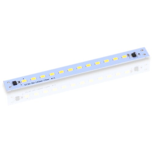   2835, 12 led, 220V, 5W, 160mm, D180, day white 108