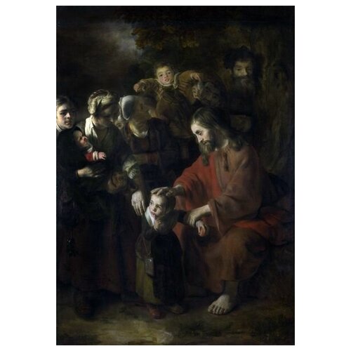        (Christ blessing the Children)   40. x 57.,  1880   