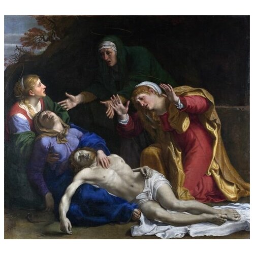      (The Dead Christ Mourned (The Three Maries))   33. x 30. 1070