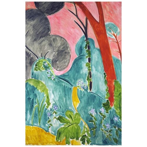      (Moroccan Garden)   40. x 60. 1950