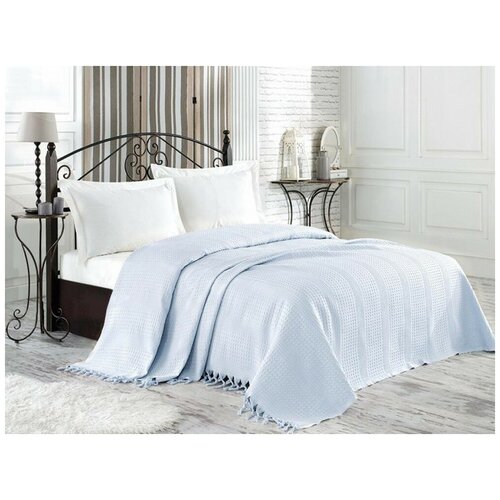   NICE BED SPREAD LightBLUE-220x240 3434