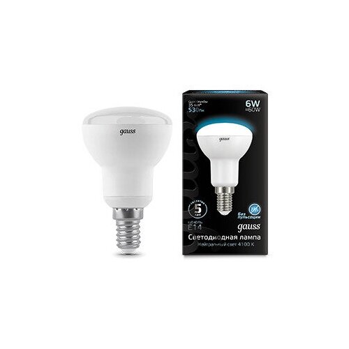 Gauss ����� R50 6W 530lm 4100K �14 LED 2 �� (���. 106001206) 710�