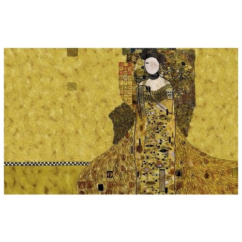      (Golden Adele) 64. x 40. 2060