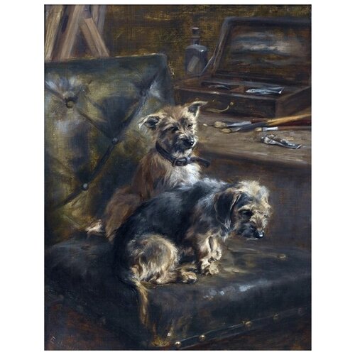       (Dogs and Cases) 40. x 52. 1760