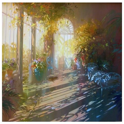       (Sunlit veranda)   50. x 50. 1980