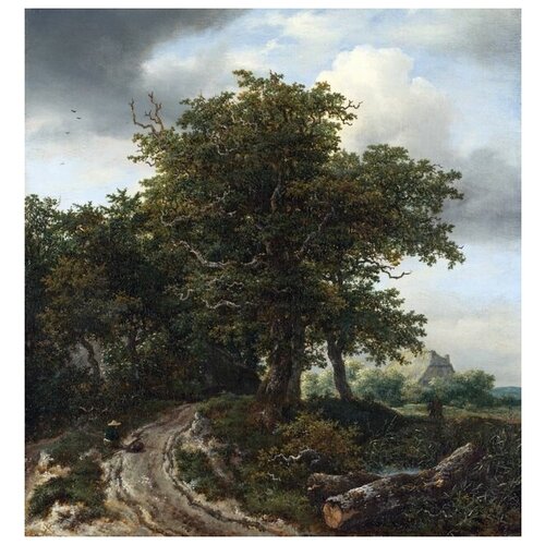       (A Road winding between Trees towards a Distant Cottage) и   30. x 32. 1060