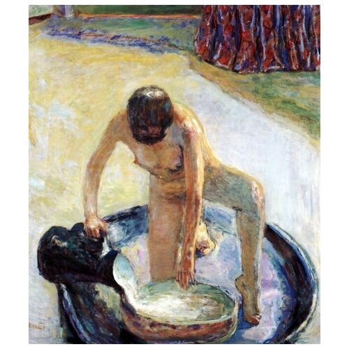       (Nude in Bathroom)   40. x 46. 1630