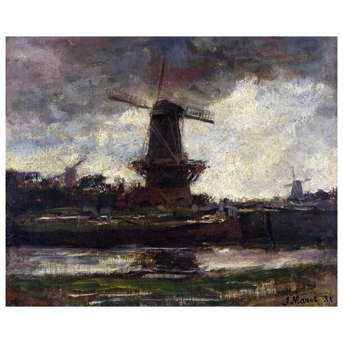       (Three Windmills)   37. x 30. 1190